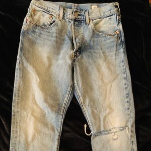 LEVIS 501 White Oak Cone Denim Jeans